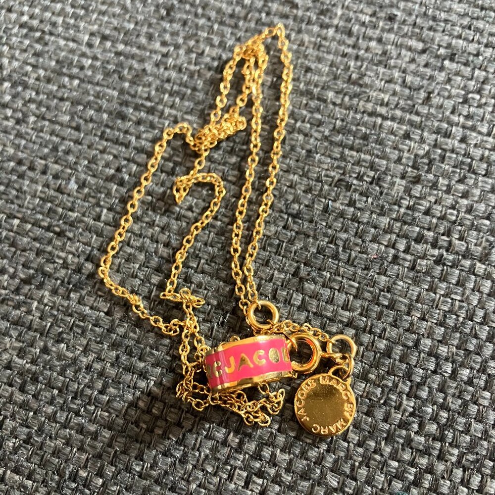 Marc Jacobs Pink Ring Necklace